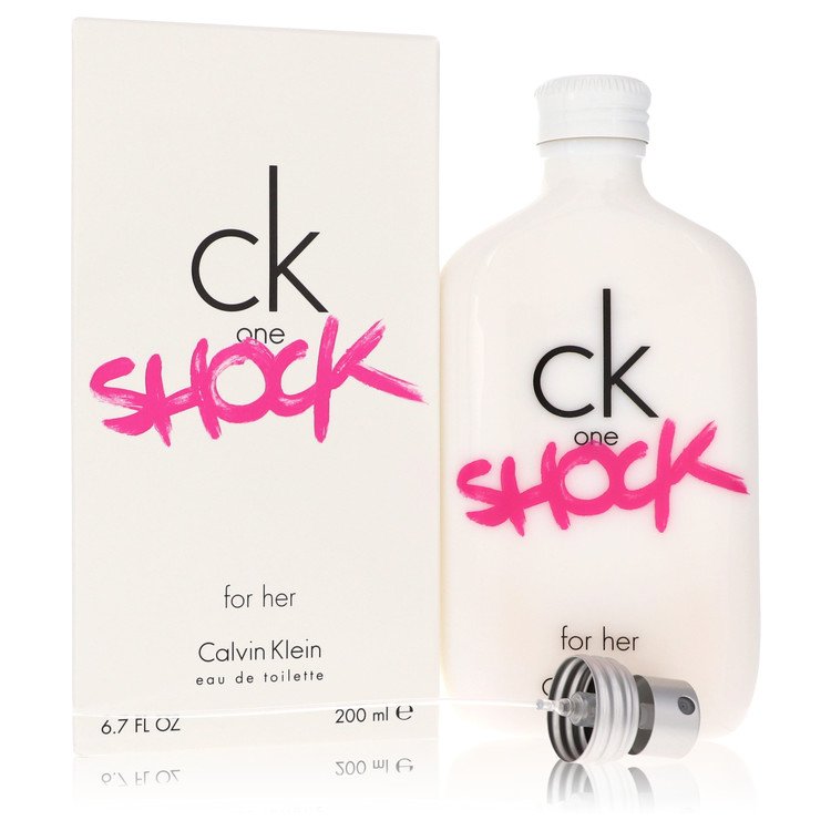 CK One Shock by Calvin Klein Eau De Toilette Spray 6.7 oz CK One Shock by Calvin Klein Eau De Toilette Spray 6.7 oz